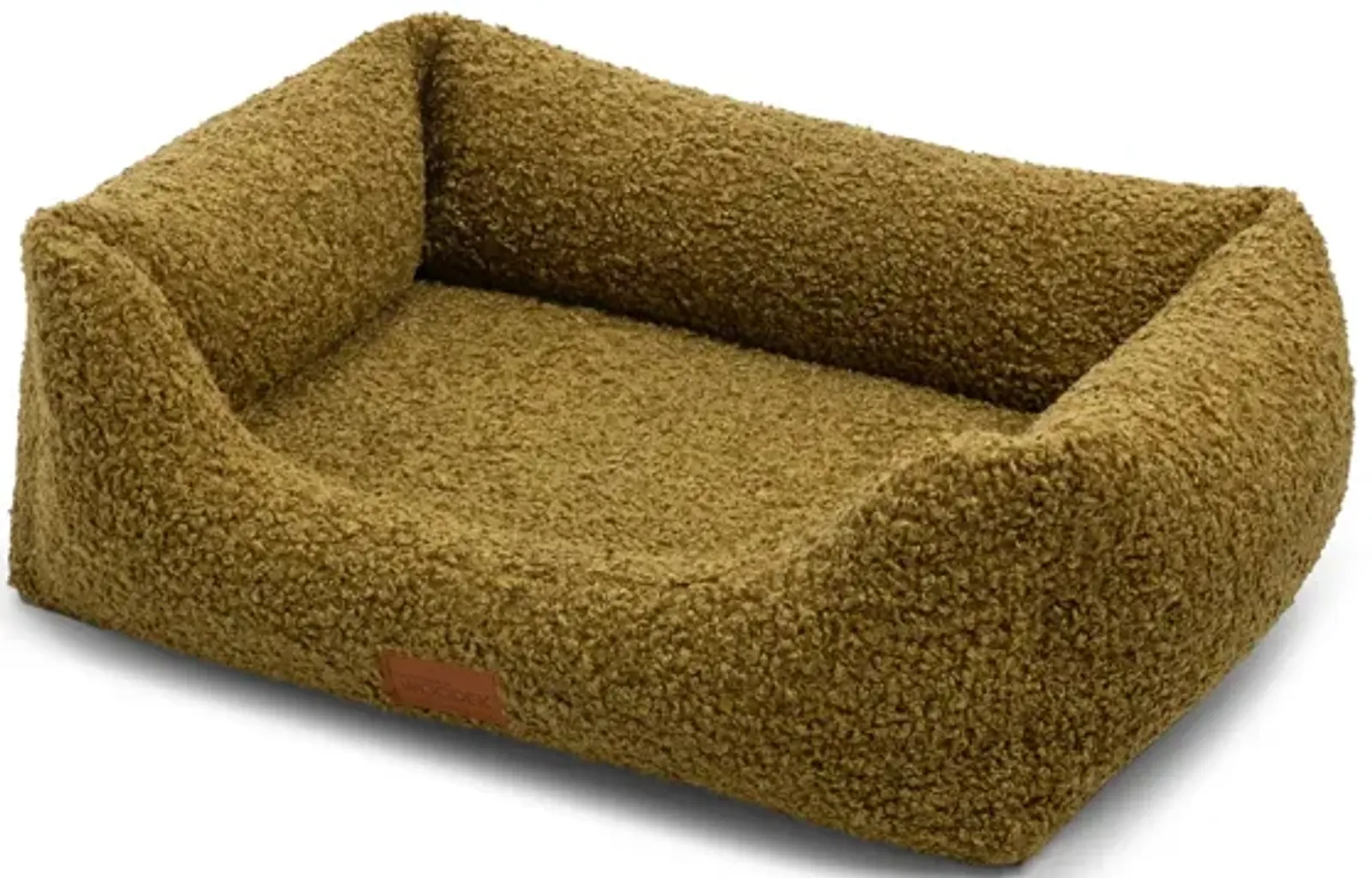 Milo Dog Ergonomic Sofa - Medium, Green Luxurious Removable Fabric