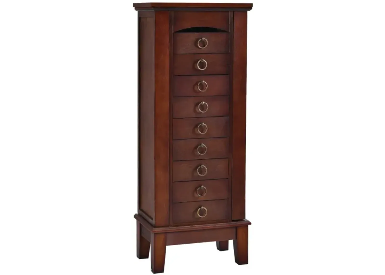 Hivvago Large Capacity Jewelry Storage Cabinet with 9 Drawers