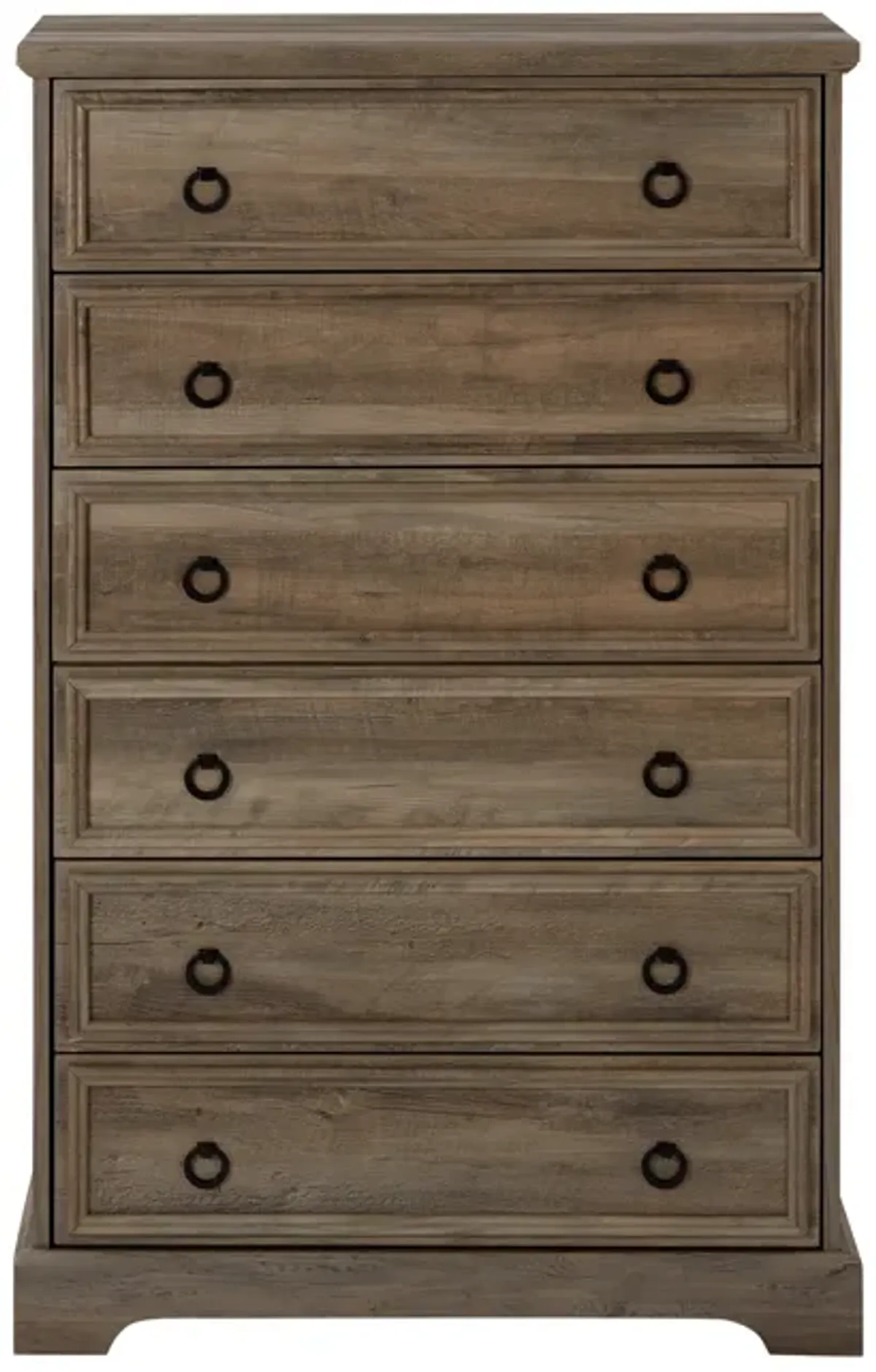 Gewnee Modern 6 Drawer Dresser, Dressers for Bedroom, Tall Chest of Drawers Closet Organizers & Storage Clothes - Easy Pull Handle, Textured Borders Living Room, Hallway,L 29.53''*W15.75''*H48.03''