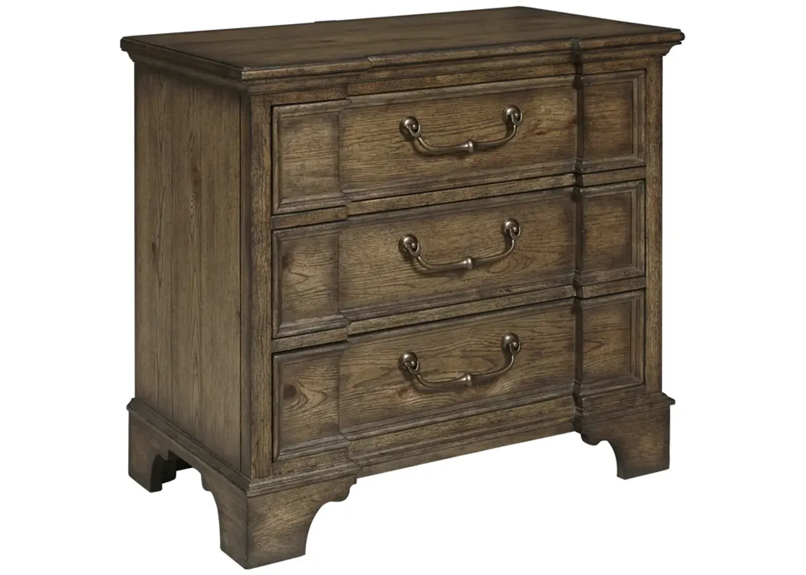 Revival Row 3 Drawer Nightstand