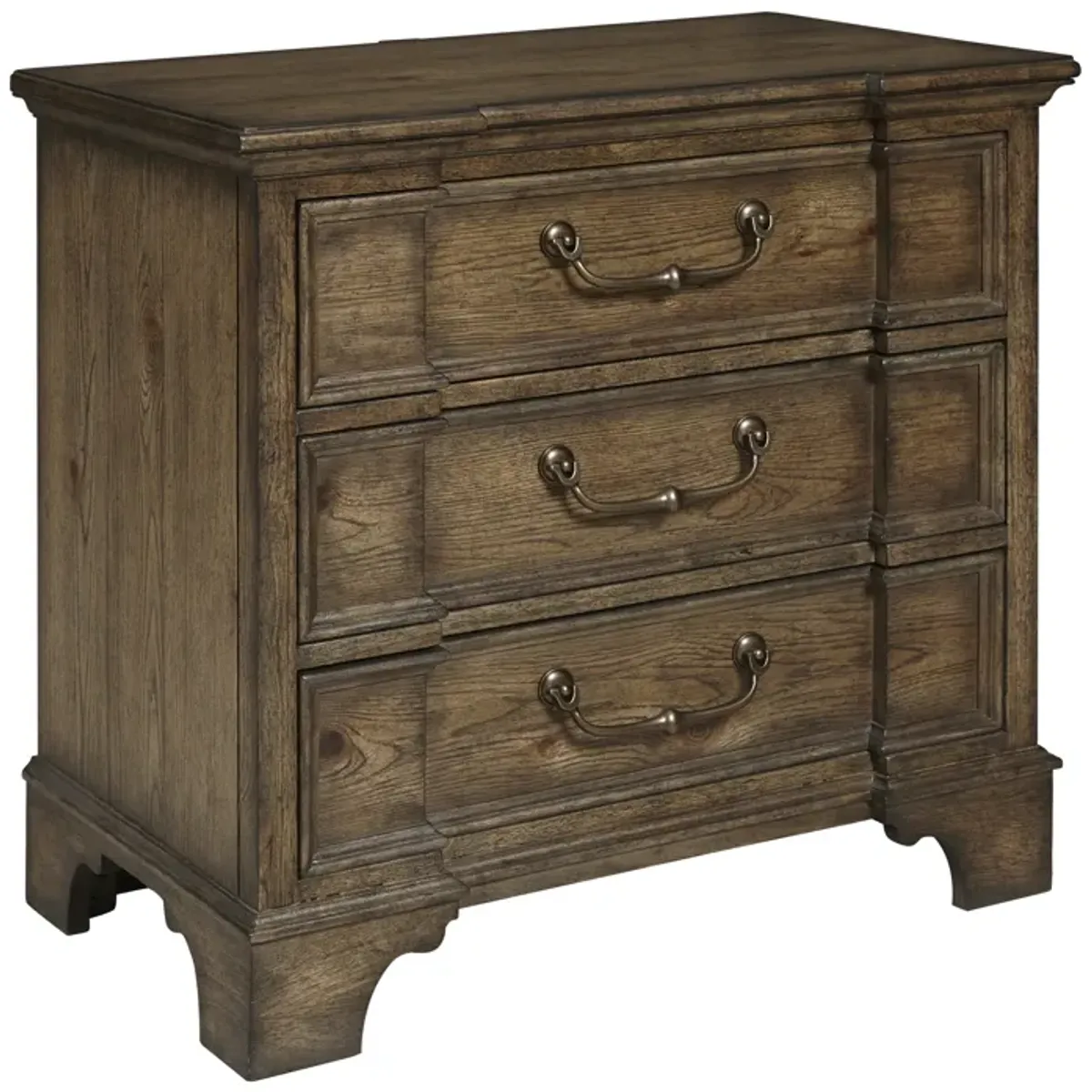 Revival Row 3 Drawer Nightstand