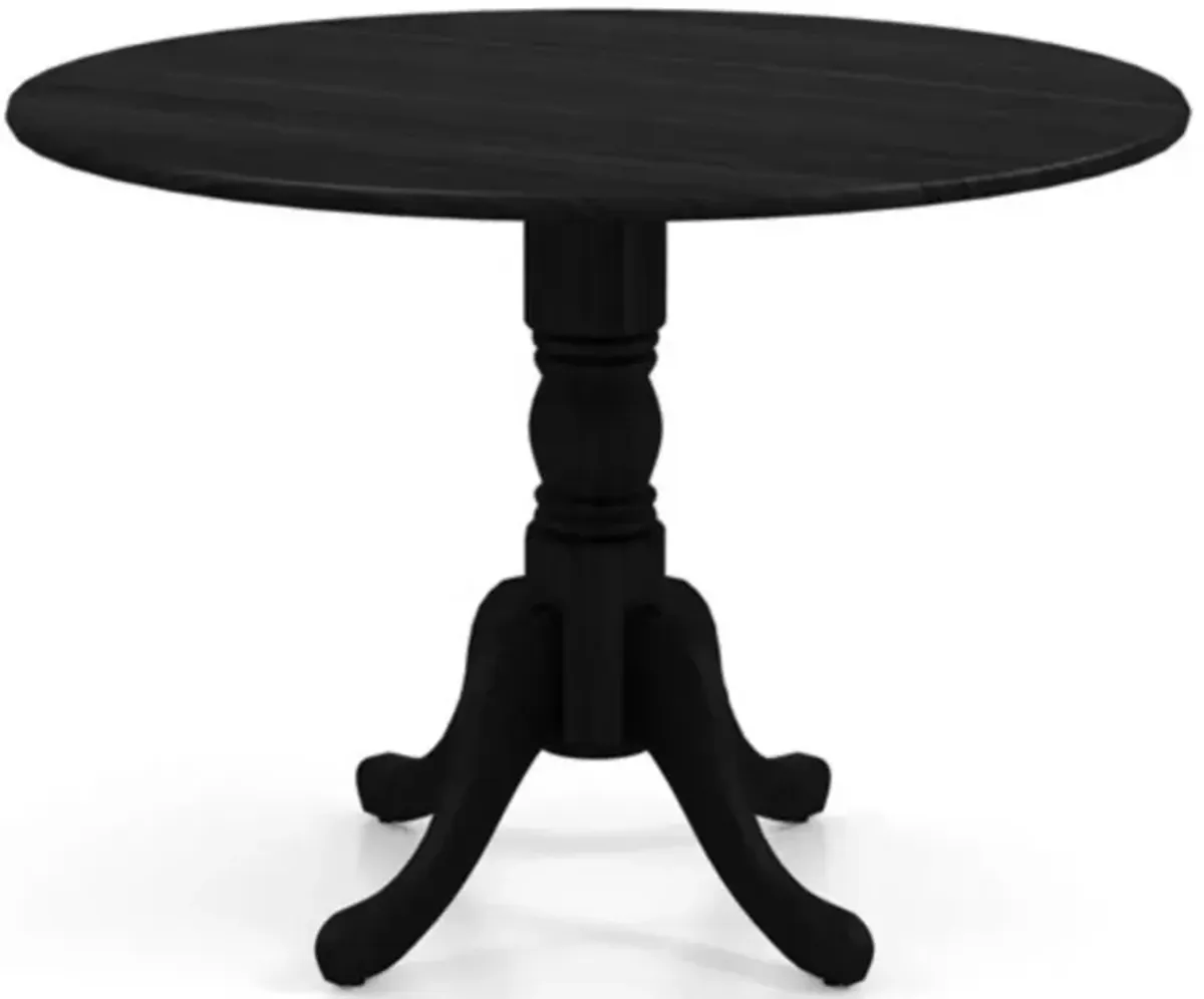 Handcrafted Solid Wood Round Table – Rustic Farmhouse Kitchen & Dining Table, Sturdy Design for Family Gatherings