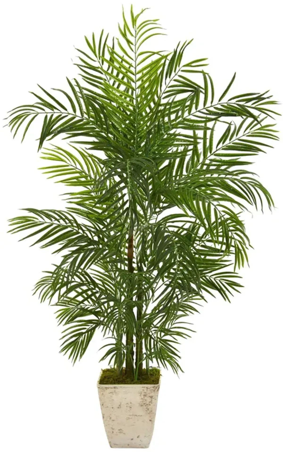 Nearly Natural 63-in Areca Palm Tree in Planter UV Resistant (Indoor/Outdoor)