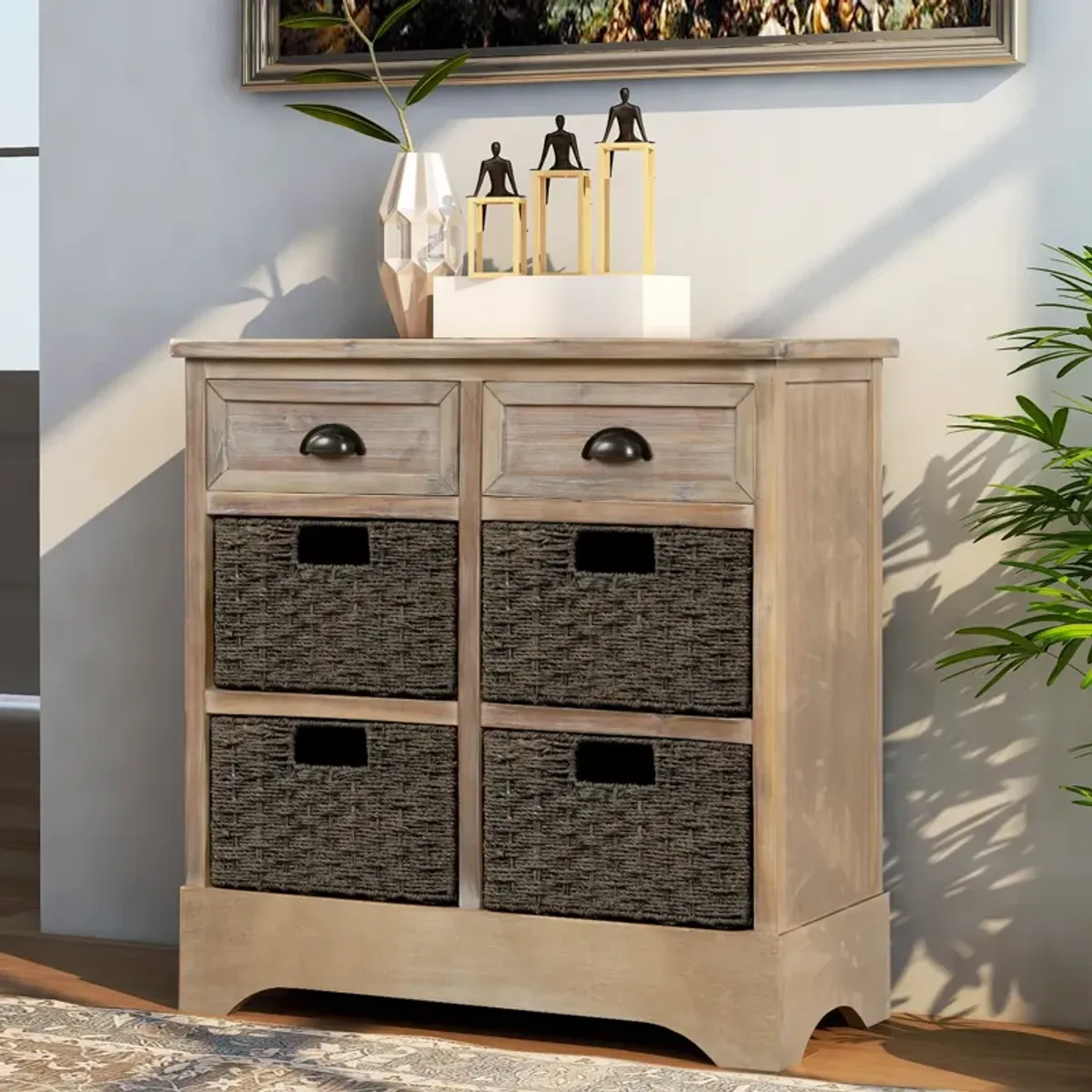 Merax Cabinet with Two Drawers