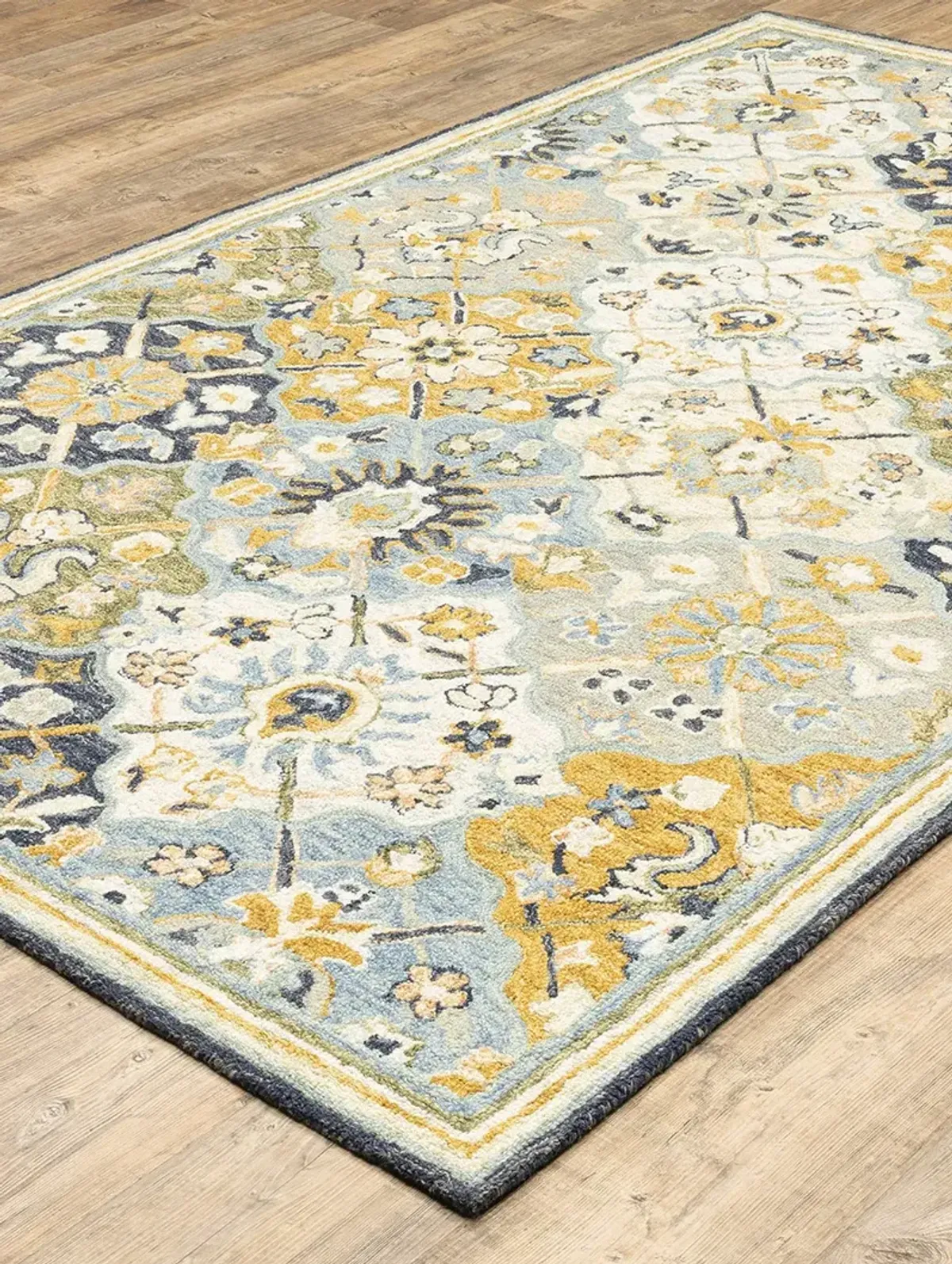 Alfresco 5' x 8' Blue Rug