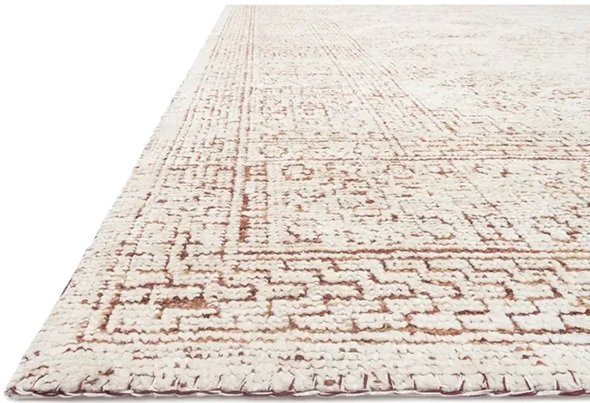 Vestige White/PeRoseimmon 9' x 12' Rug