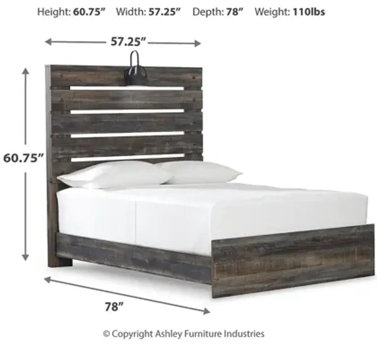 Drystan Full Panel Bed