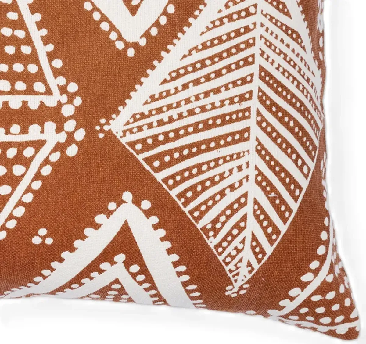 Radiance oversized Sunburst motif print square pillow