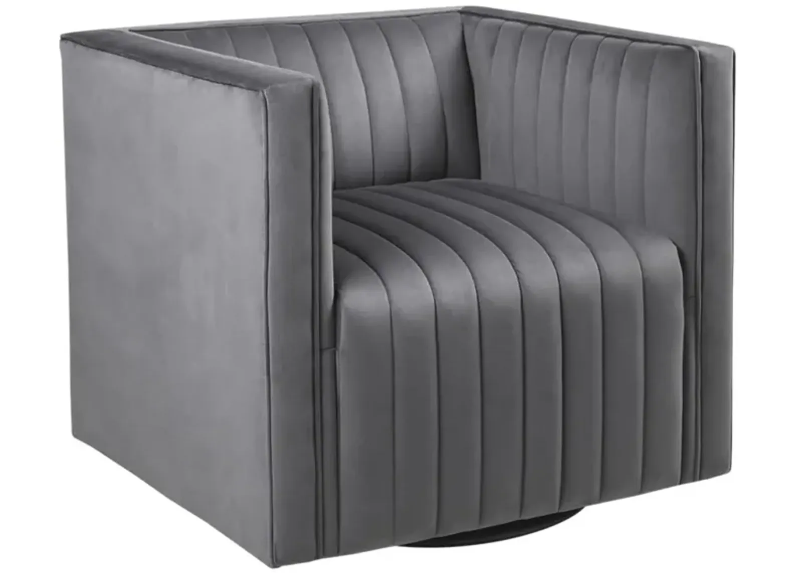 Sikora Channel Tufted Swivel Armchair