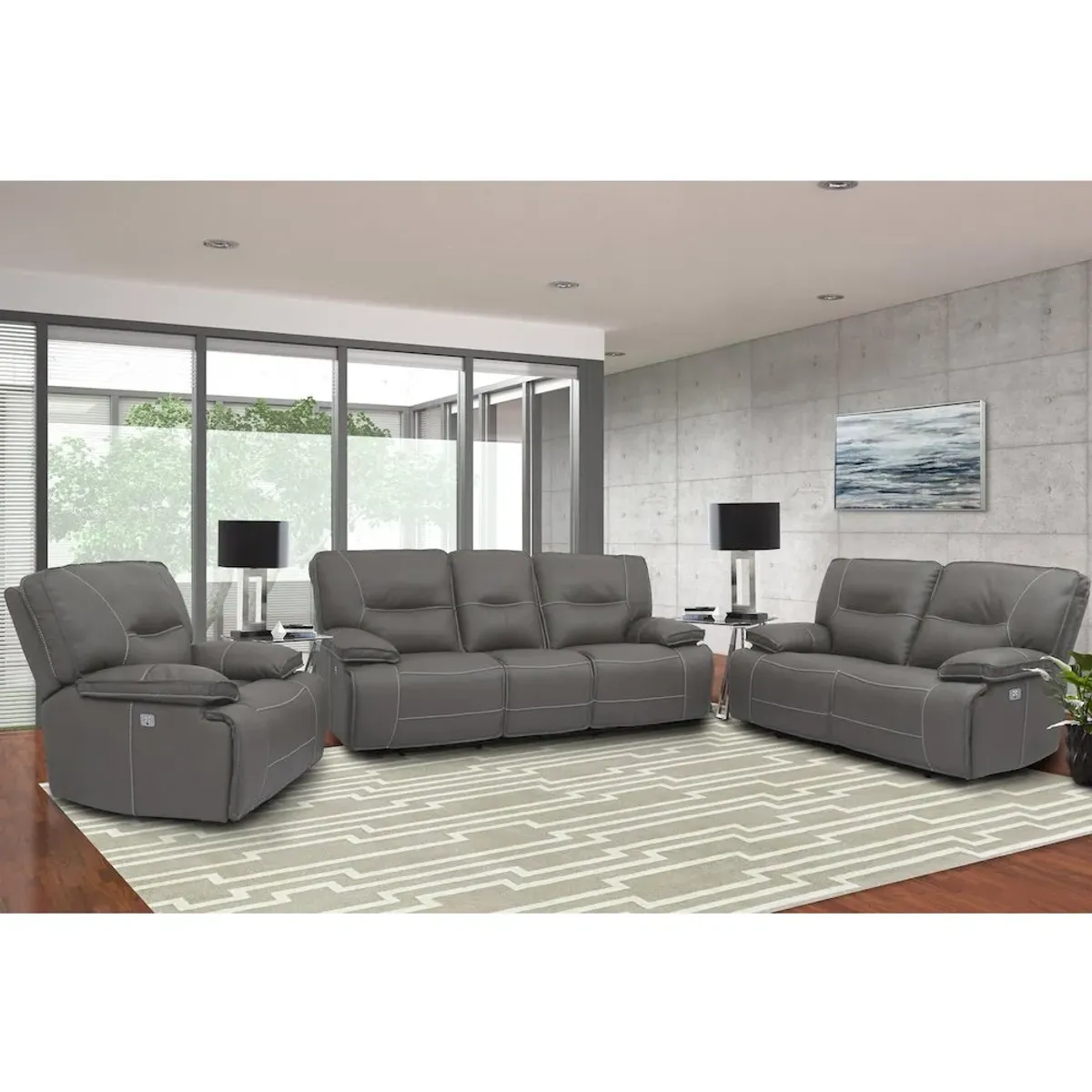 Parker Living Spartacus - Haze Power Reclining Loveseat