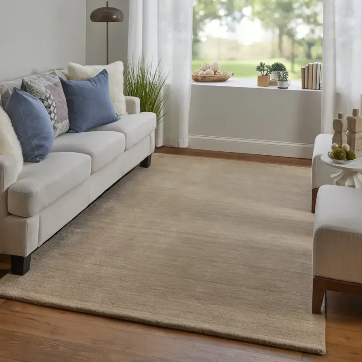 Luna 8049F Tan 9'6" x 13'6" Rug