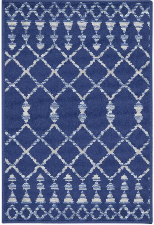 Whimsicle WHS02 Navy 2' x 3' Rug