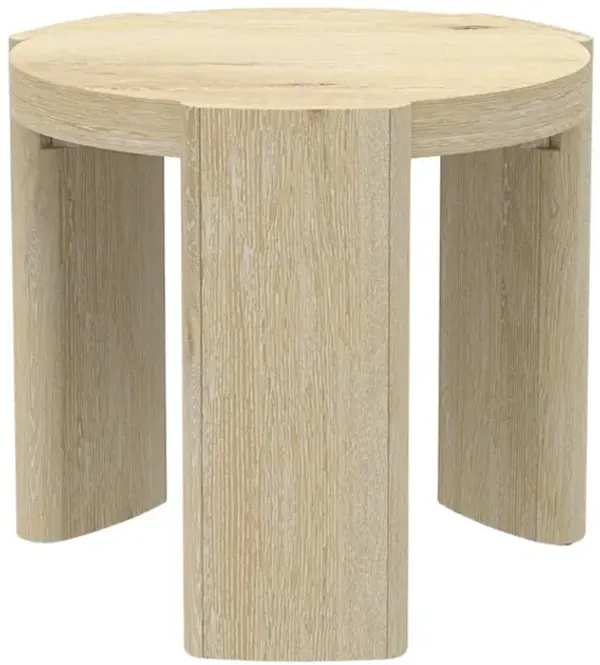 Sloane 20" Round End Table, Driftwood