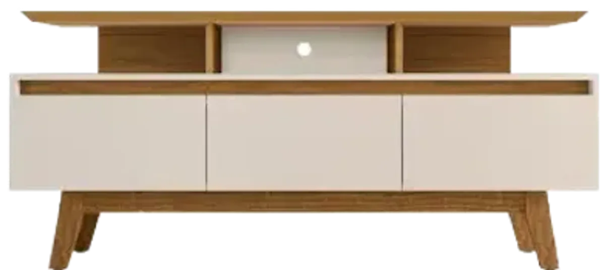 Yonkers Beige Small TV Stand