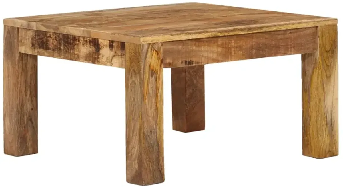 vidaXL Coffee Table 23.6x23.6x13.8 Solid Mango Wood