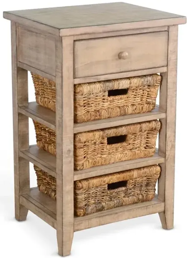 Sunny Designs Beach Pebble Storage Table