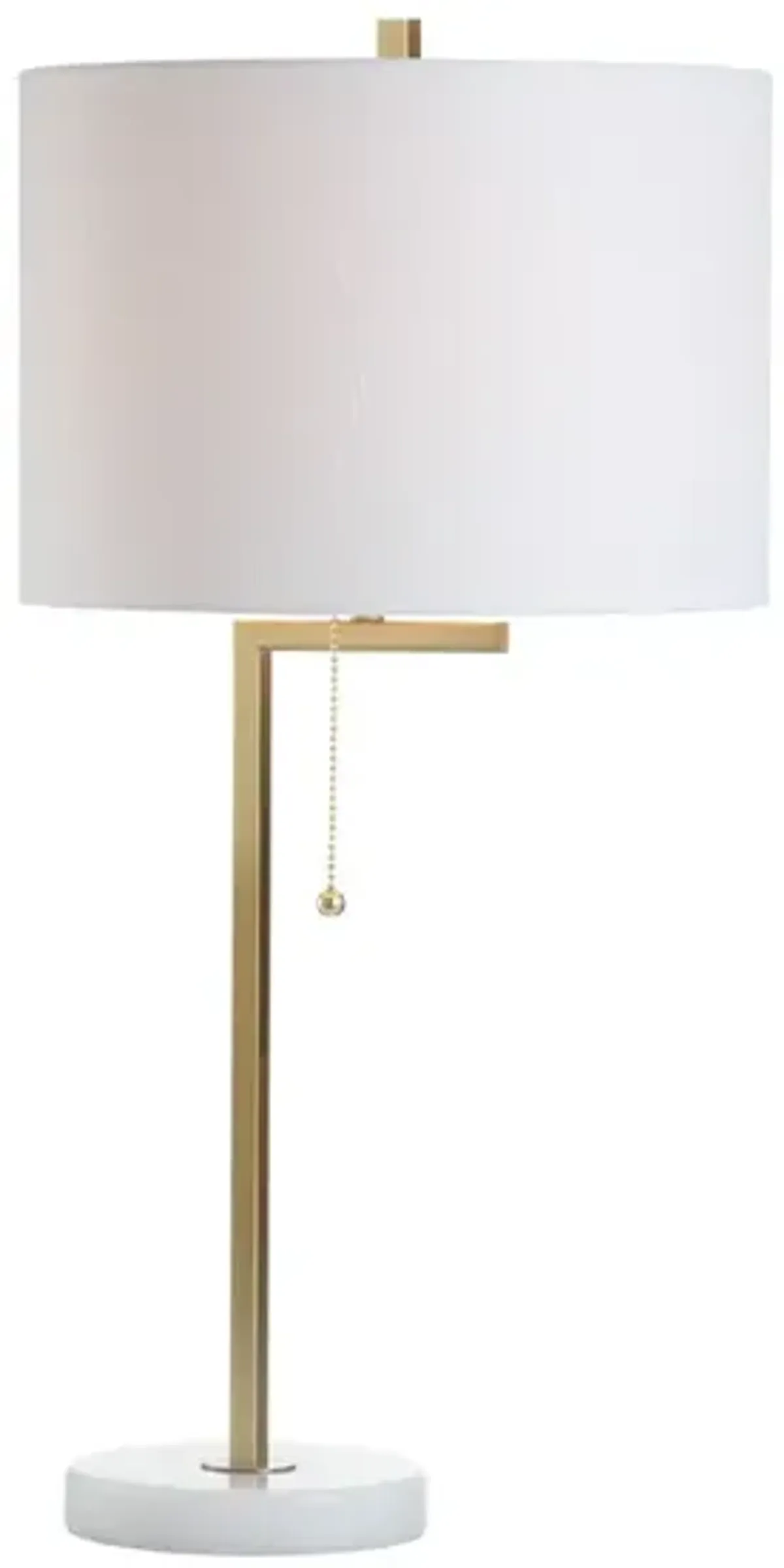 Alyssa Metal/Marble LED Table Lamp