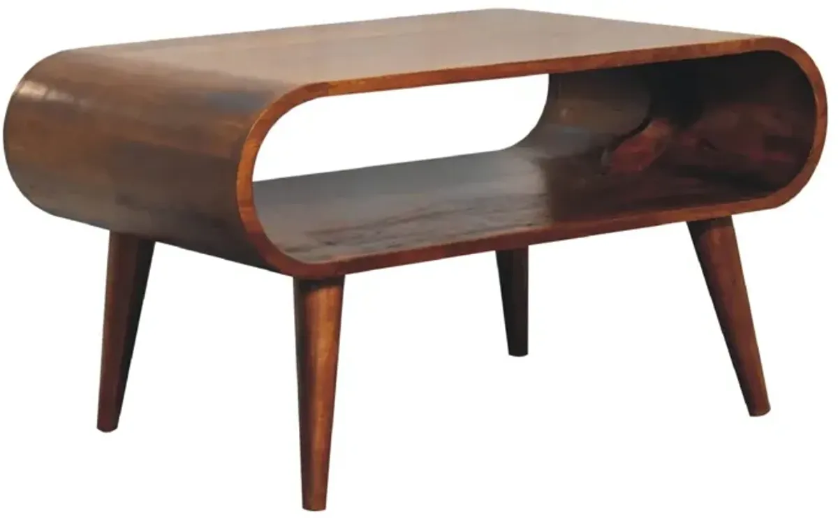 Artisan Furniture Open Chestnut  Solid Wood Coffee Table