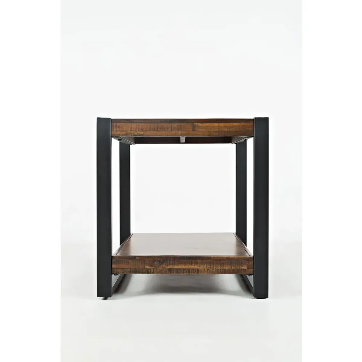 Jofran Modern Industrial Distressed Acacia End Table