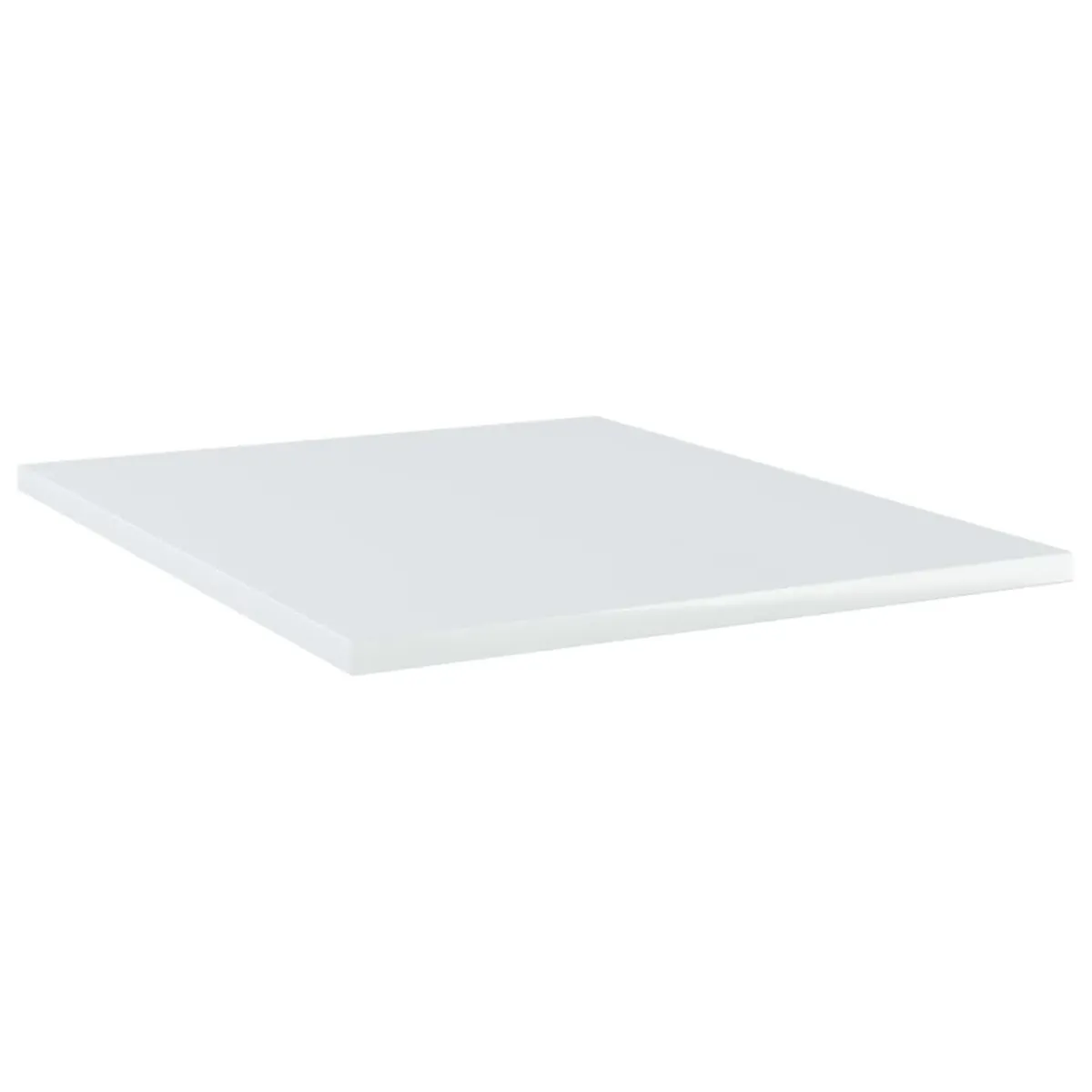 vidaXL Bookshelf Boards 8 pcs High Gloss White 15.7"x19.7"x0.6" Chipboard