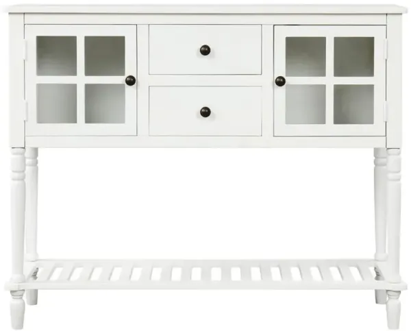 Console Table with Bottom Shelf Stylish & Functional Entryway or Living Room