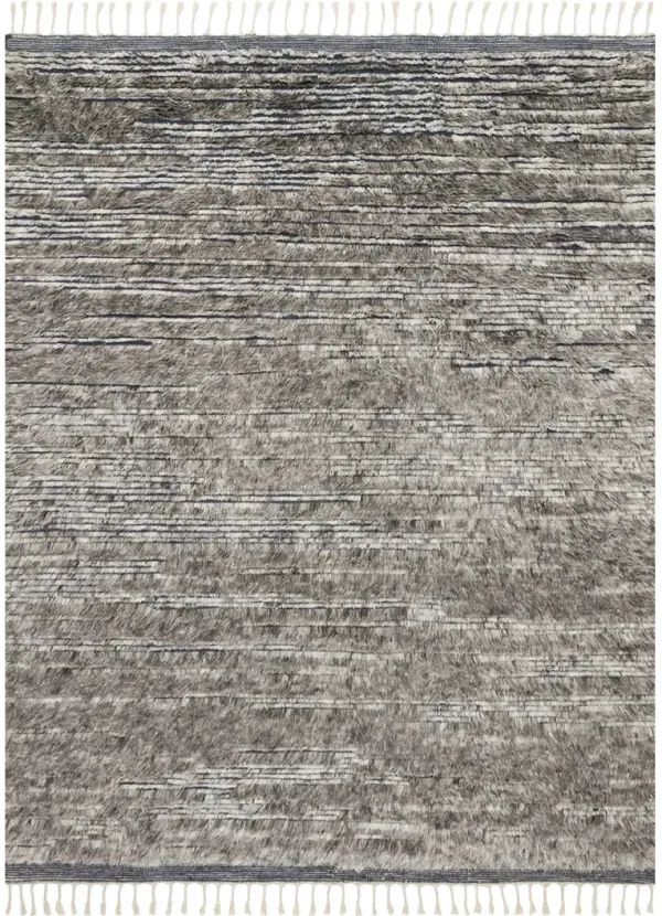 Khalid KF04 Pewter/Ink 8'6" x 11'6" Rug