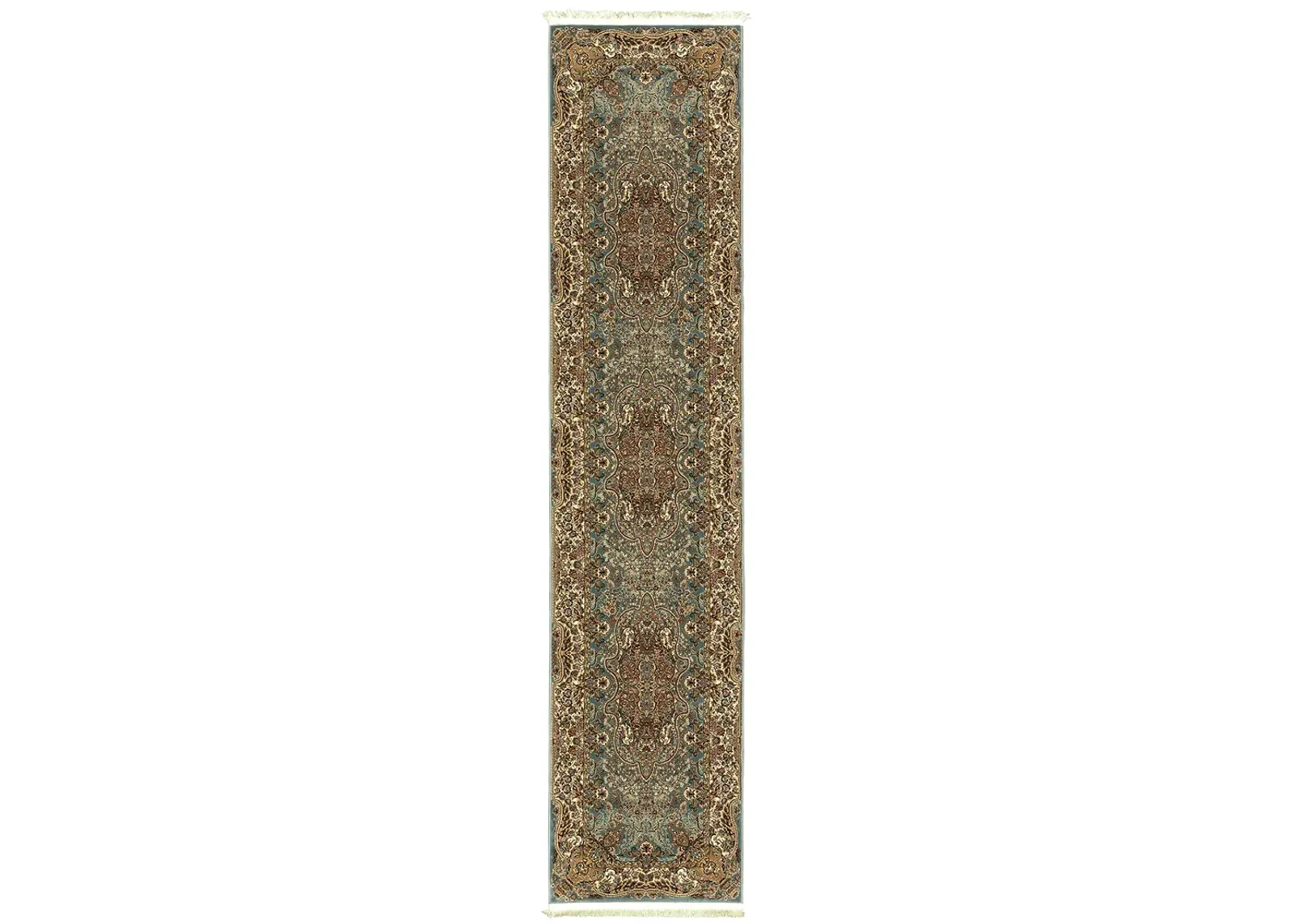 Masterpiece 2'3" x 10' Blue Rug