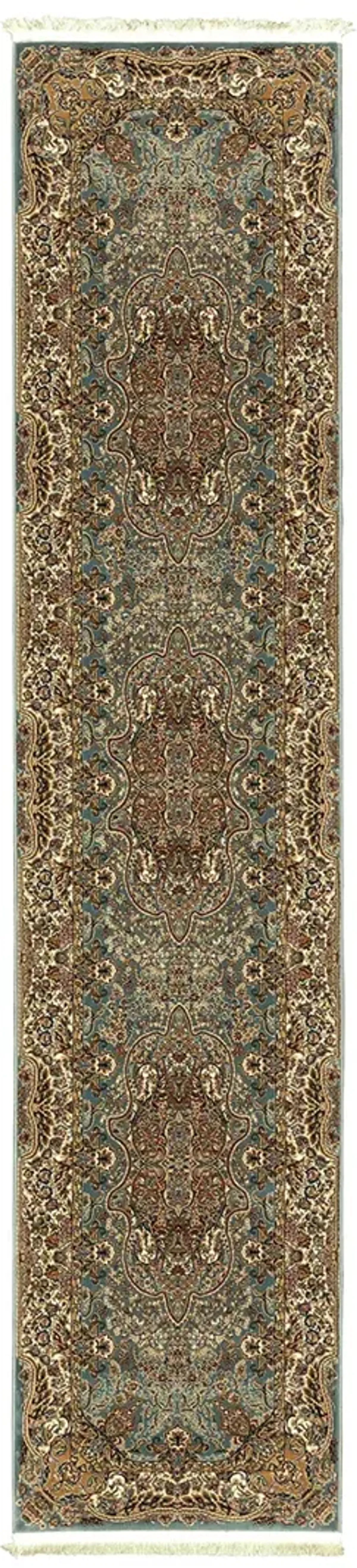 Masterpiece 2'3" x 10' Blue Rug