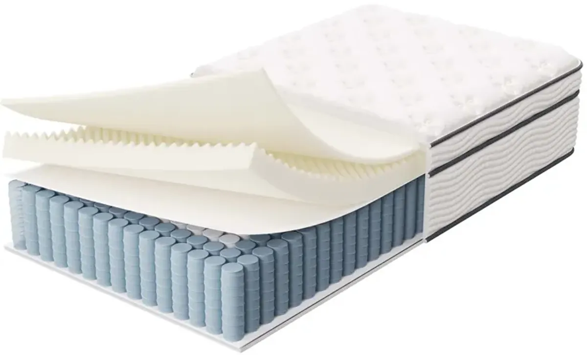 Jenna 14" Innerspring and Foam Twin Mattress