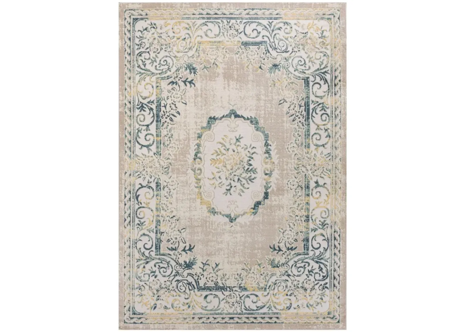 Rosalia Cottage Medallion Area Rug