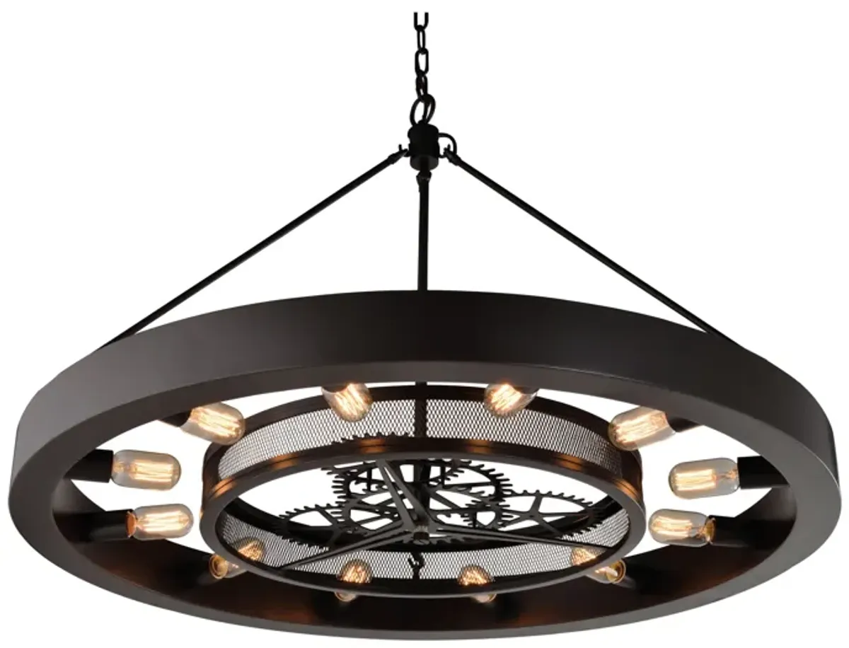 Chronology 39'' Wide 12-Light Chandelier