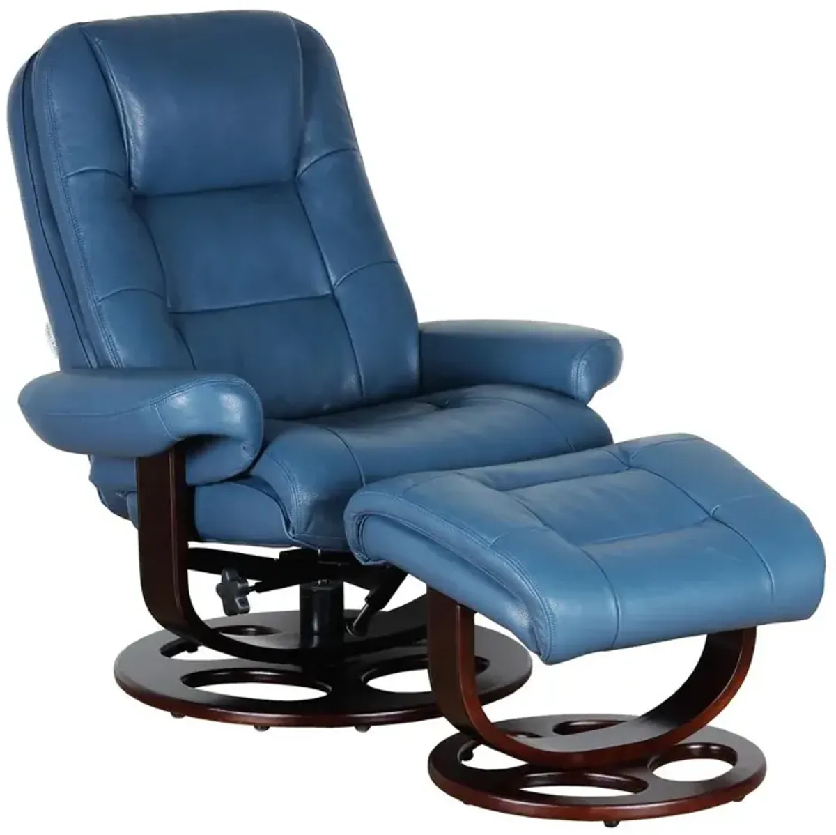 Barcalounger Jacque Swivel Pedestal Recliner w/Ottoman