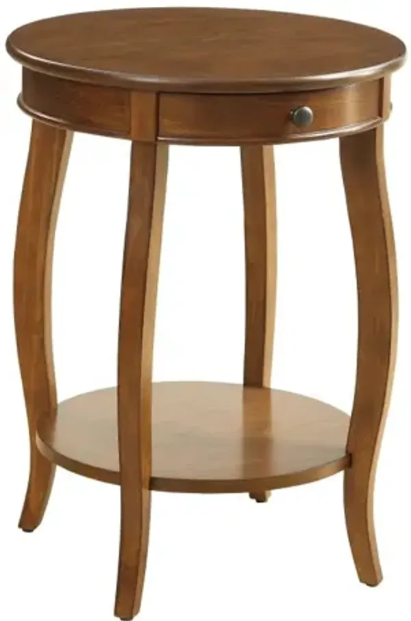 Alysa End Table In Walnut