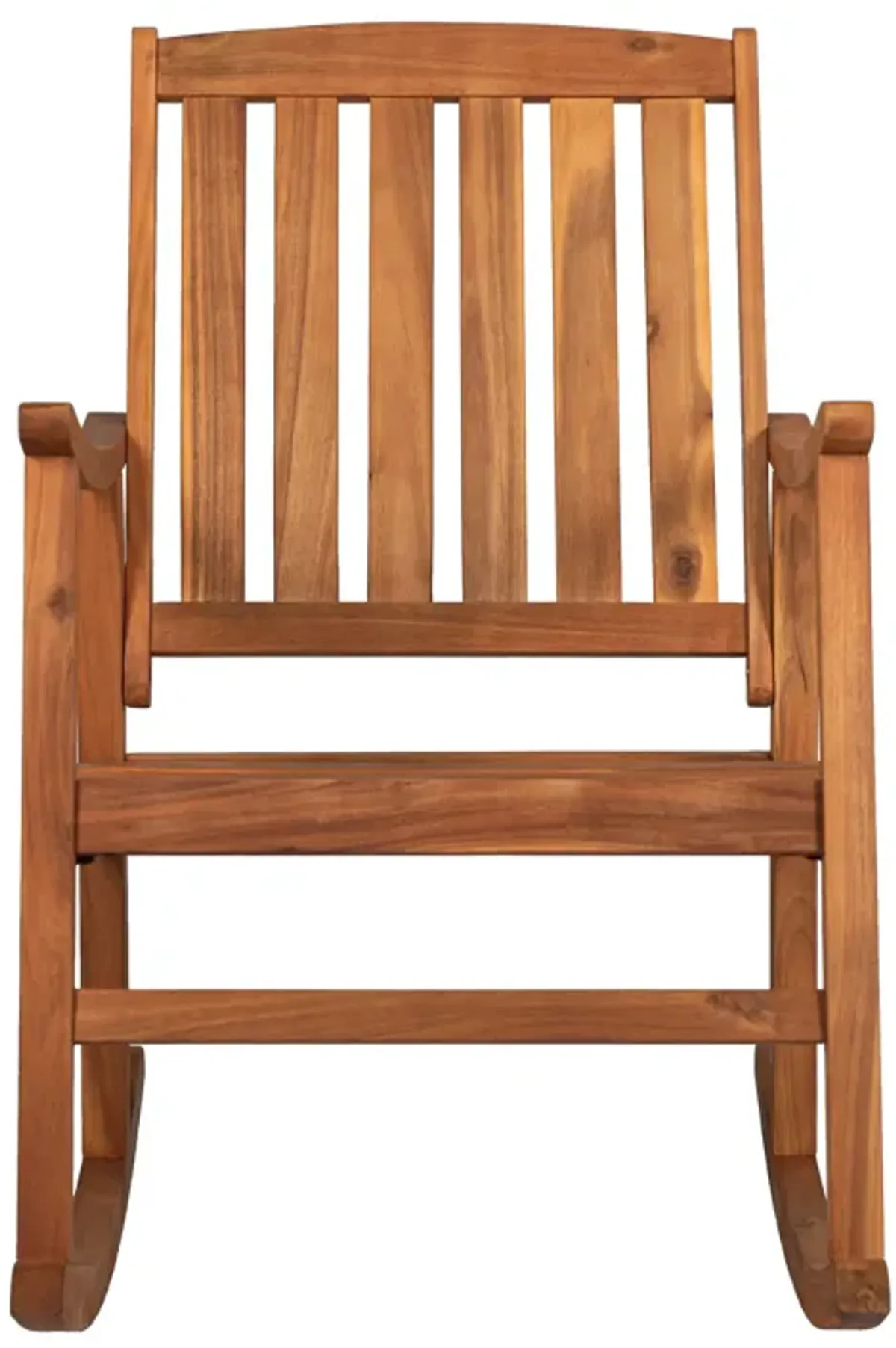 Penny Classic Slat Back Acacia Wood Patio Outdoor Rocking Chair