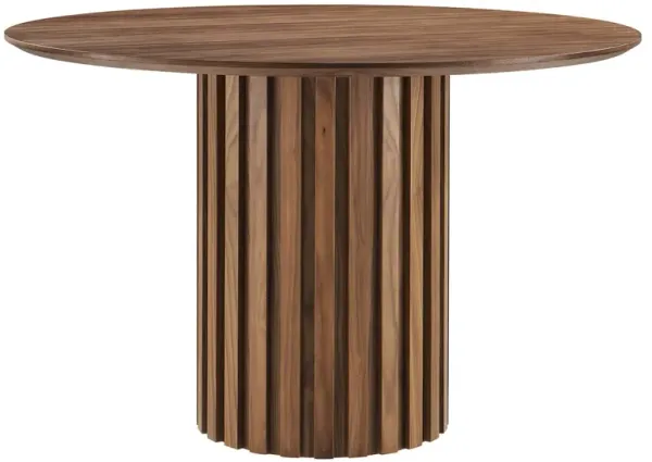Modway - Senja 47" Round Dining Table Walnut