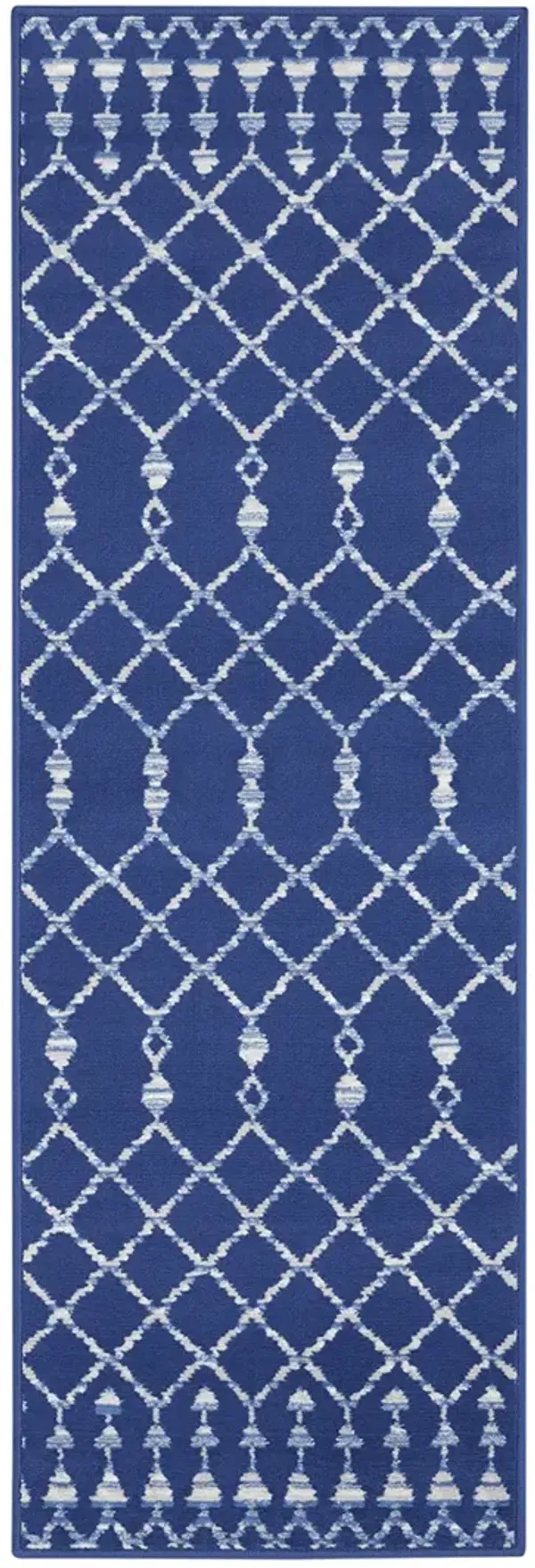 Whimsicle WHS02 Navy 2' x 8' Rug