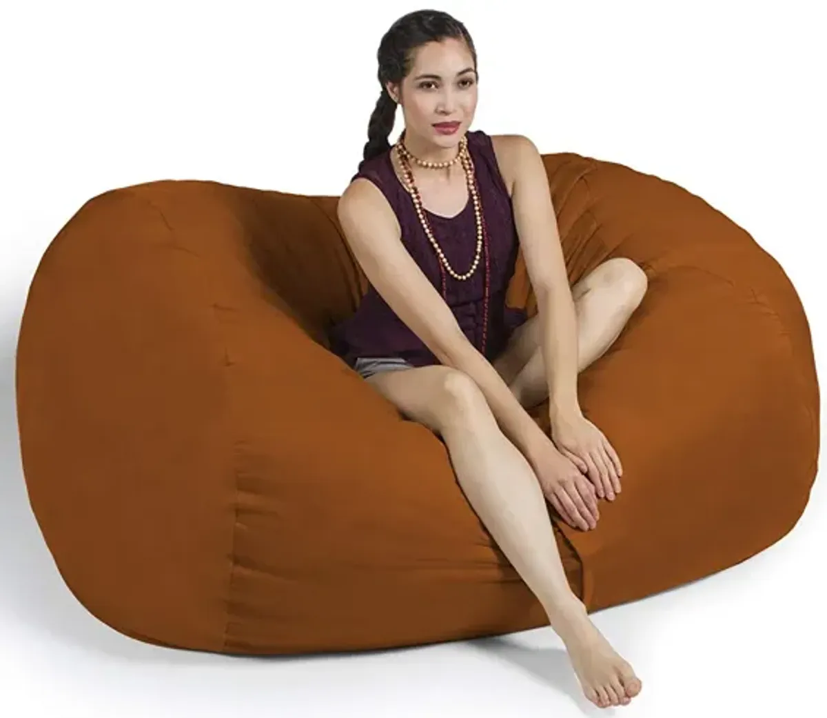 Jaxx 5.5 Foot Lounger Bean Bag Loveseat