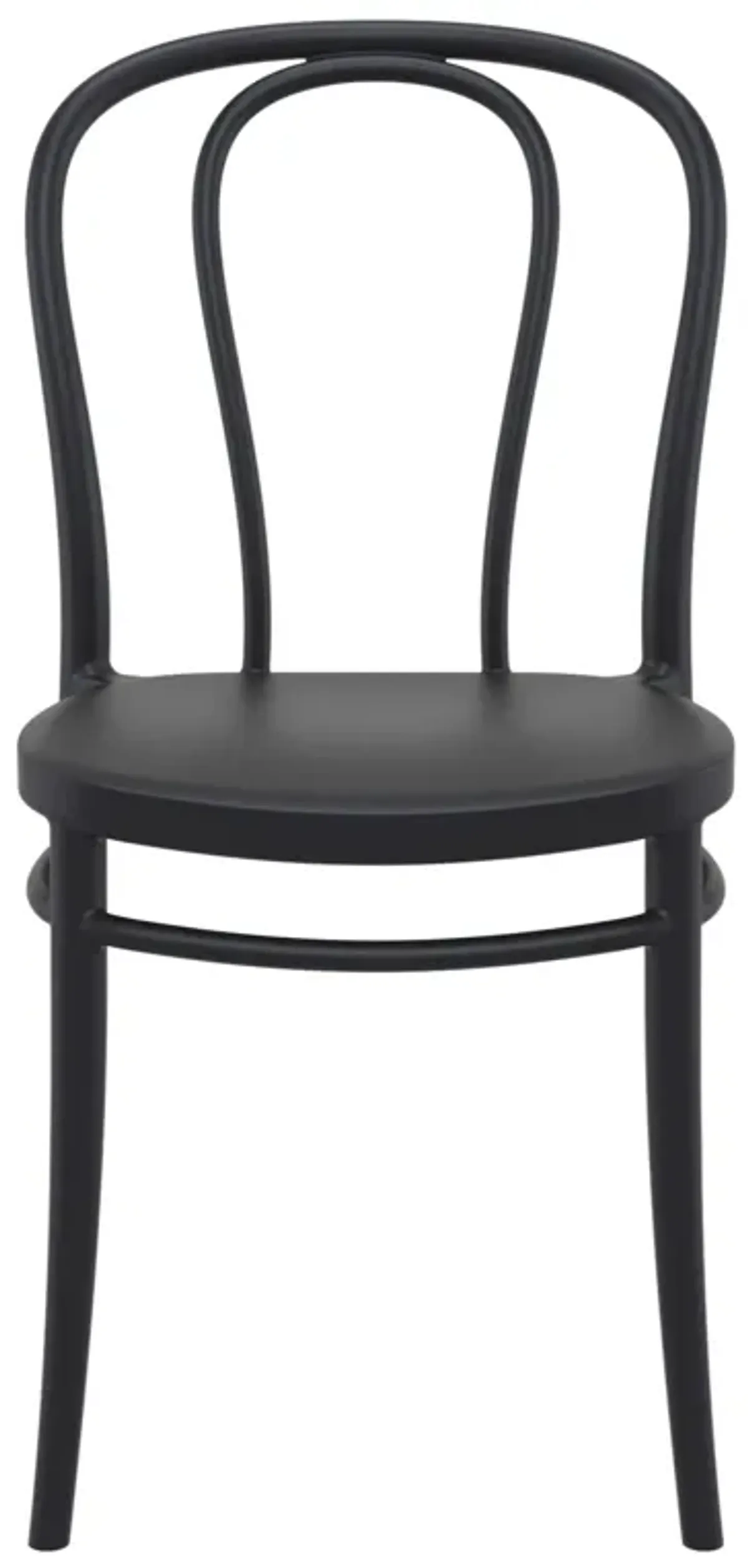 33.5" Taupe Brown Stackable Patio Armless Dining Chair