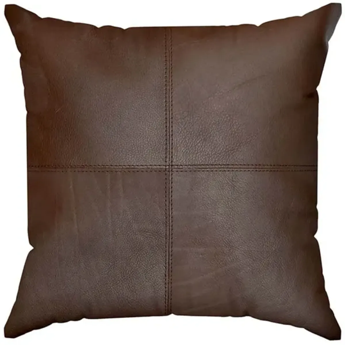 Long Hair Sheepskin Pillow Cover 16”x16”- White Design