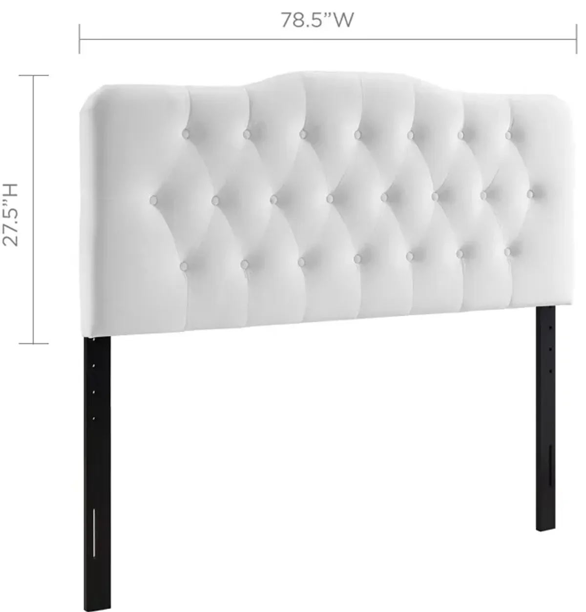 Modway - Annabel King Diamond Tufted Performance Velvet Headboard