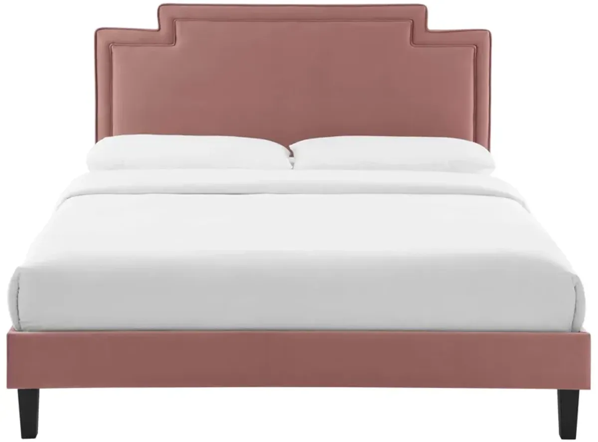 Modway - Liva Performance Velvet Queen Bed