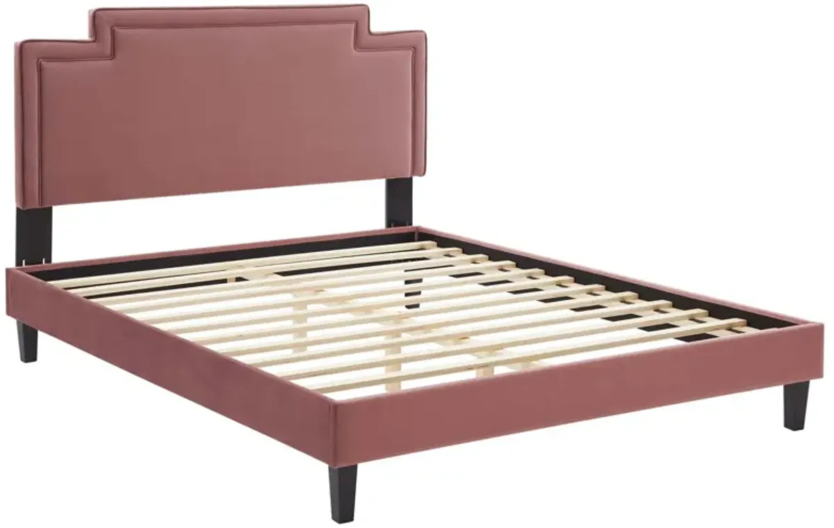 Modway - Liva Performance Velvet Queen Bed