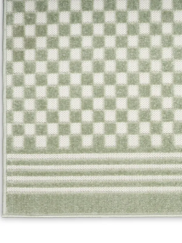 Care Free CAF02 Green 3'11" x 5'11" Rug