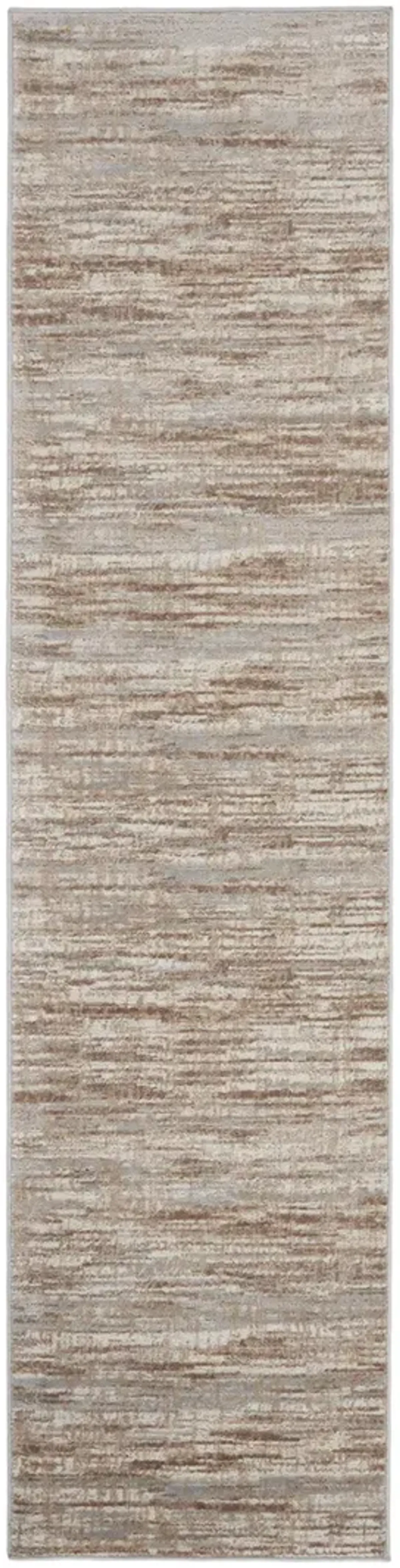 Elation ETN01 Ivory/Gray 2'2" x 20' Rug