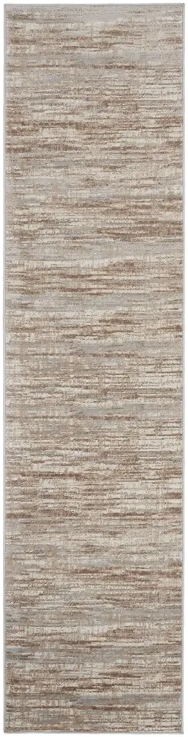 Elation ETN01 Ivory/Gray 2'2" x 20' Rug