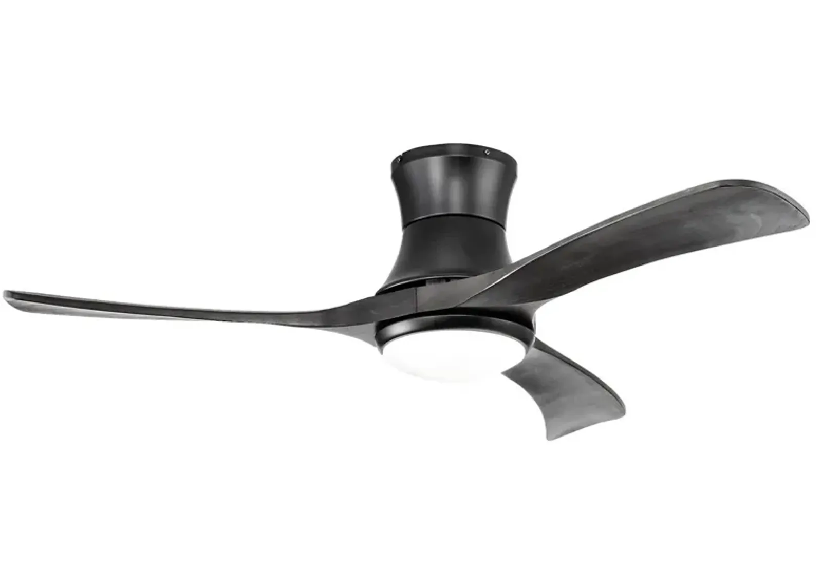 Flush Mount Ceiling Fan with LED Light