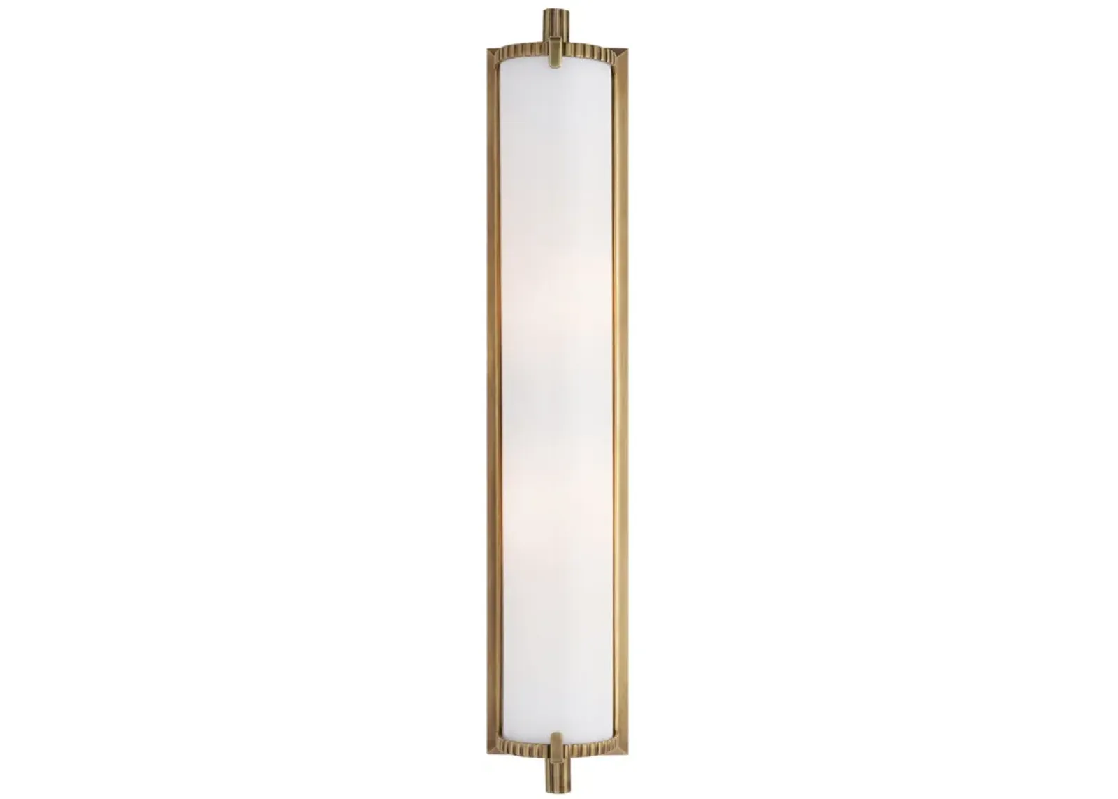 Calliope Tall Bath Light in Antique Brass