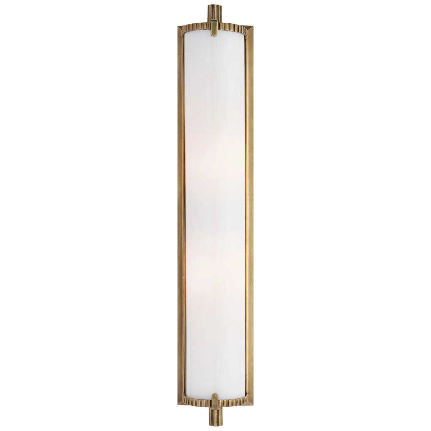 Calliope Tall Bath Light in Antique Brass