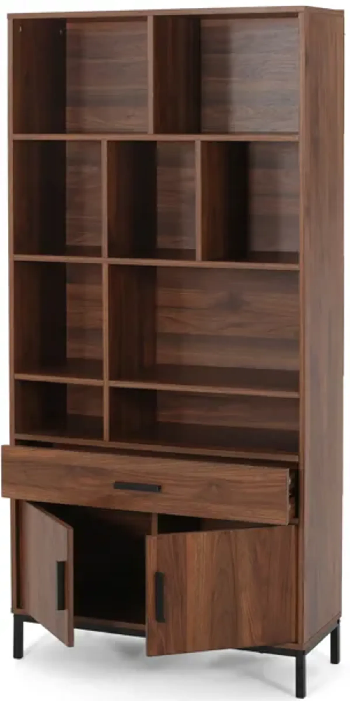 Merax Modern Cube Unit Bookcase with Cabinets