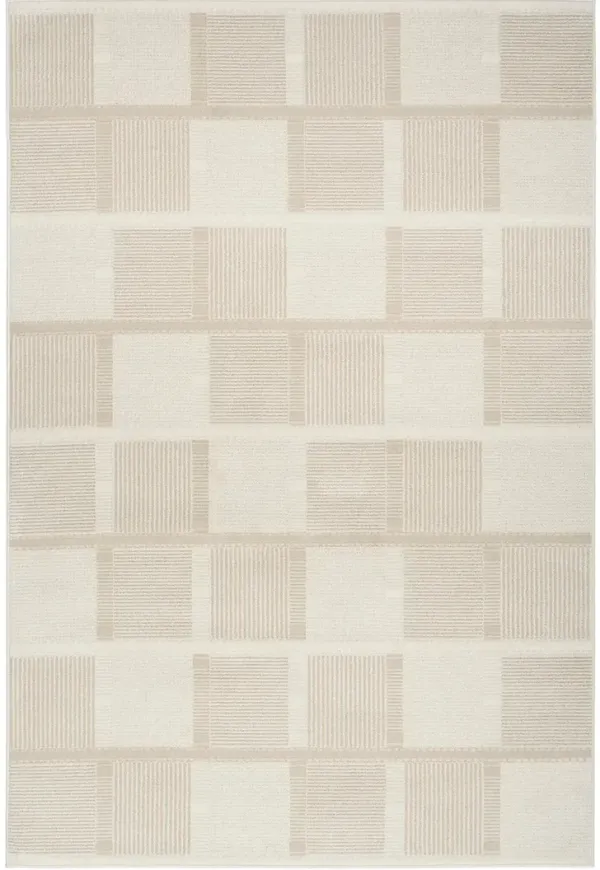 Nordic NRC09 Ivory/Taupe 5' x 7' Rug